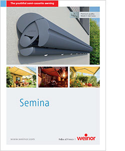 Semina semi cassette awning