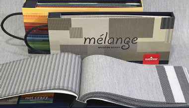 fabrics and frame colours