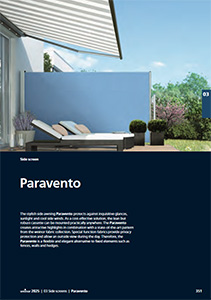 Paravento side panels