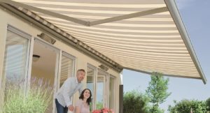 semina semi cassette folding arm awning